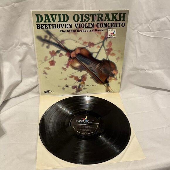 Violin Concerto (Vinyl, 1957) Design Records DLP 122 VG+ LP Record Album - Picture 2 of 8